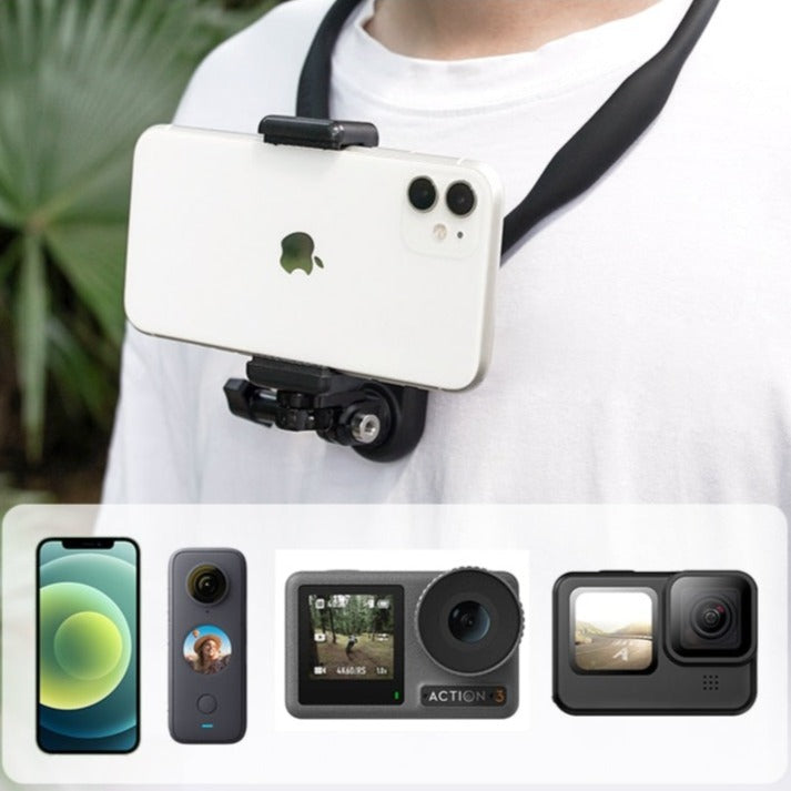 תושבת מחזיק צוואר לסמארטפון גאדג'ט